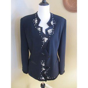 COPY - ORLANDO ROSSI VINTAGE JACKET WITH BLING SIZE 12 WOMEN